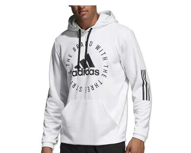 adidas Men’s Essentials 3-Stripe Pullover Hoodie